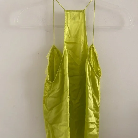 Cami Nyc Racerback silk tank neon green - Picture 5 of 5
